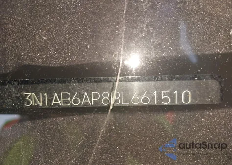 2011 Nissan Sentra 2.0S z USA, uszkodzony, nr VIN 3N1AB6AP8BL661510